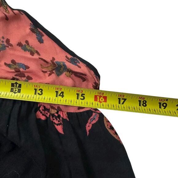 Free People Black/Multicolor All Mixed Up Slip Dress Women's Size XS | 42-43-2 - Picture 6 of 7
